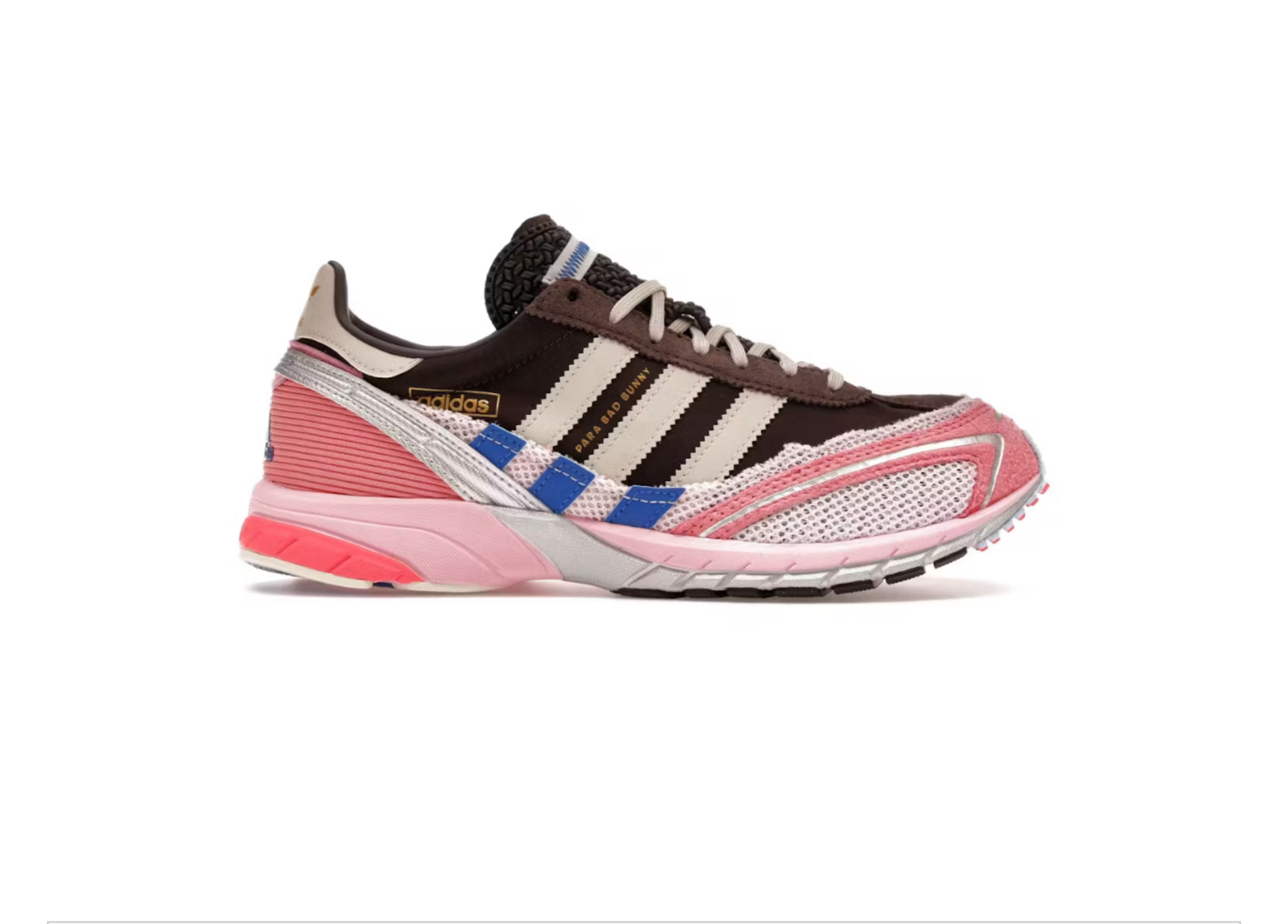 Bad Bunny adizero brown clear pink